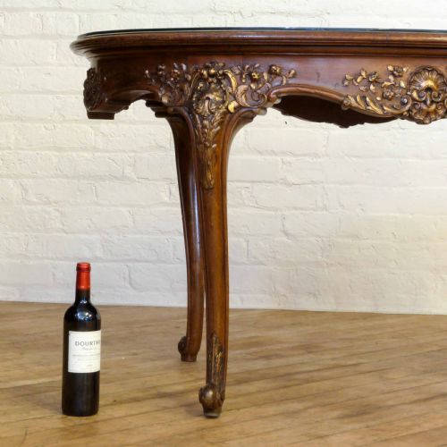 19TH CENTURY FRENCH WALNUT CENTRE TABLE - ADDITIONAL PHOTO 2