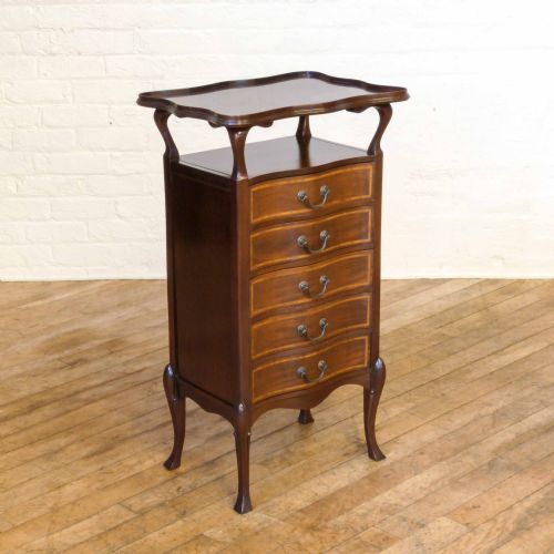 edwardian mahogany music cabinet - CATEGORY: ANTIQUE CABINETS - DATED EDWARDIAN