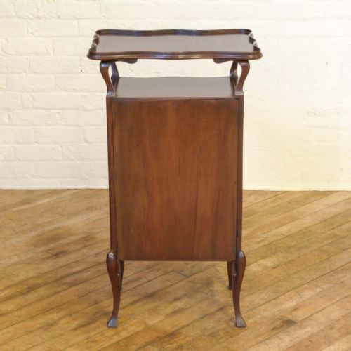 EDWARDIAN MAHOGANY MUSIC CABINET - ADDITIONAL PHOTO 7