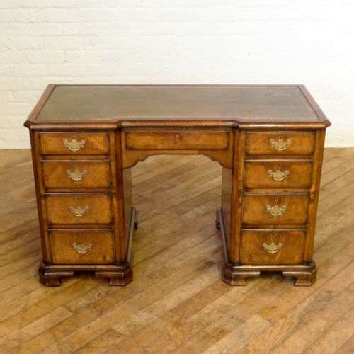 victorian george ii style walnut desk - CATEGORY: ANTIQUE DESKS - DATED 1880