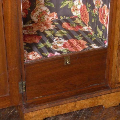 VICTORIAN BURR WALNUT PRINCESS WARDROBE - ADDITIONAL PHOTO 6