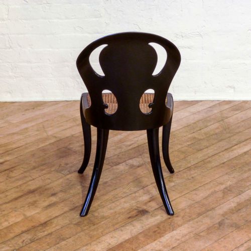 PAIR OF VICTORIAN PAPIERMCH CHAIRS - ADDITIONAL PHOTO 8
