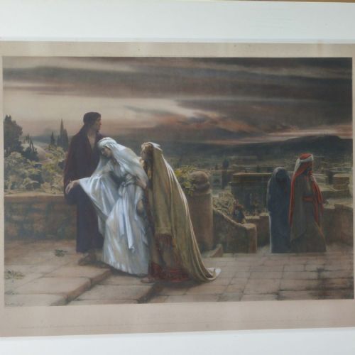 RETURN FROM THE CAVALRY MEZZOTINT - ADDITIONAL PHOTO 1