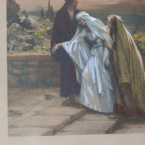 RETURN FROM THE CAVALRY MEZZOTINT - ADDITIONAL PHOTO 5