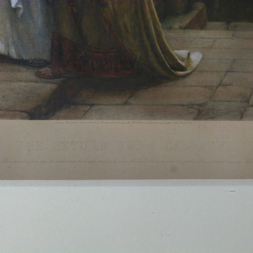 RETURN FROM THE CAVALRY MEZZOTINT - ADDITIONAL PHOTO 8