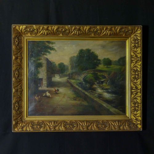 a characterful victorian oil on canvas - CATEGORY: ANTIQUE ART - DATED VICTORIAN