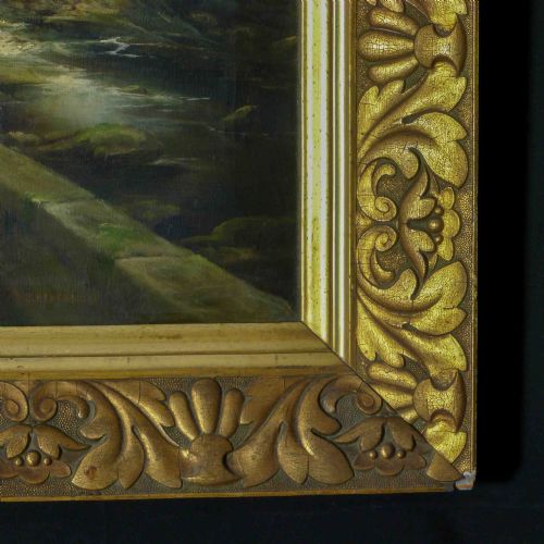 A CHARACTERFUL VICTORIAN OIL ON CANVAS - ADDITIONAL PHOTO 2