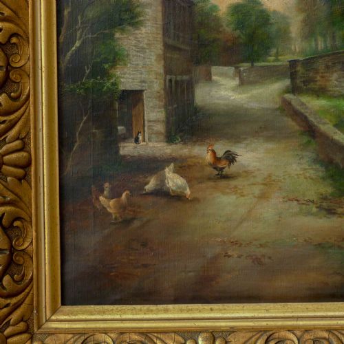 A CHARACTERFUL VICTORIAN OIL ON CANVAS - ADDITIONAL PHOTO 3