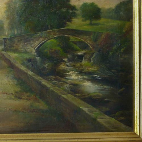 A CHARACTERFUL VICTORIAN OIL ON CANVAS - ADDITIONAL PHOTO 4