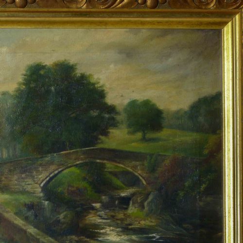 A CHARACTERFUL VICTORIAN OIL ON CANVAS - ADDITIONAL PHOTO 5