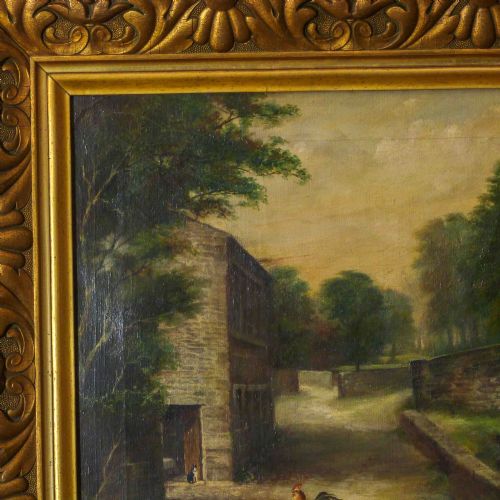 A CHARACTERFUL VICTORIAN OIL ON CANVAS - ADDITIONAL PHOTO 6