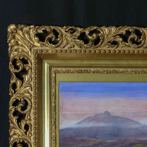 VICTORIAN WATERCOLOUR EVENING ON DARTMOOR - ADDITIONAL PHOTO 1