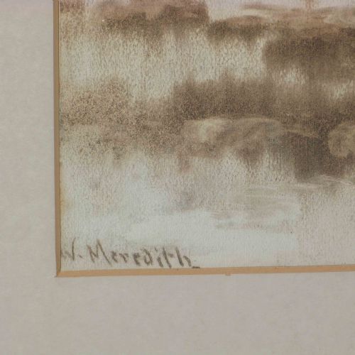 LARGE VICTORIAN PICTURE BY W MEREDITH - ADDITIONAL PHOTO 2