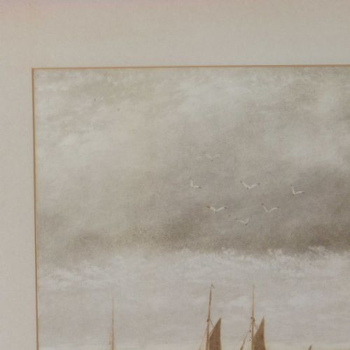 LARGE VICTORIAN PICTURE BY W MEREDITH - ADDITIONAL PHOTO 6