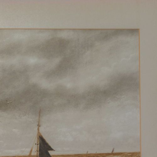LARGE VICTORIAN PICTURE BY W MEREDITH - ADDITIONAL PHOTO 7