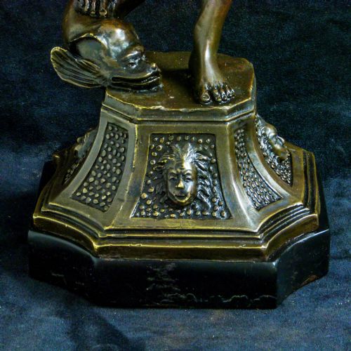 VICTORIAN BRONZE FIGURE - ADDITIONAL PHOTO 2