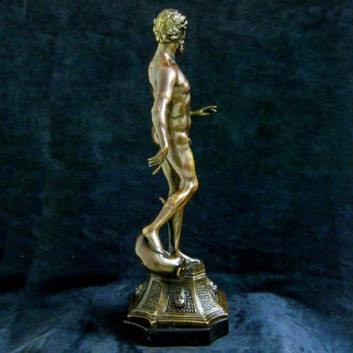 VICTORIAN BRONZE FIGURE - ADDITIONAL PHOTO 4