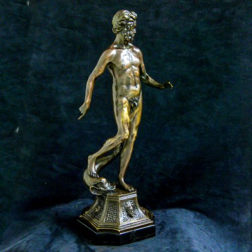 VICTORIAN BRONZE FIGURE - ADDITIONAL PHOTO 7