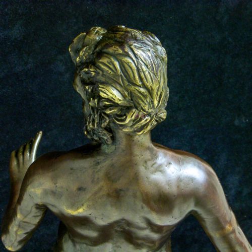 VICTORIAN BRONZE FIGURE - ADDITIONAL PHOTO 10