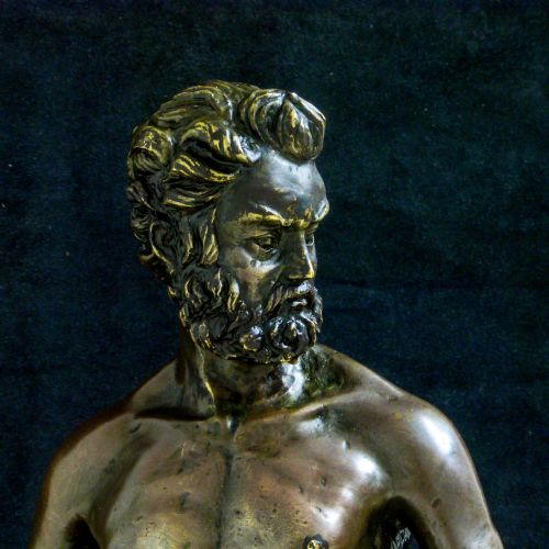 VICTORIAN BRONZE FIGURE - ADDITIONAL PHOTO 11