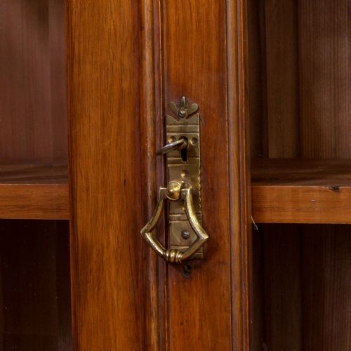 LATE VICTORIAN WALNUT BOOKCASE - ADDITIONAL PHOTO 10