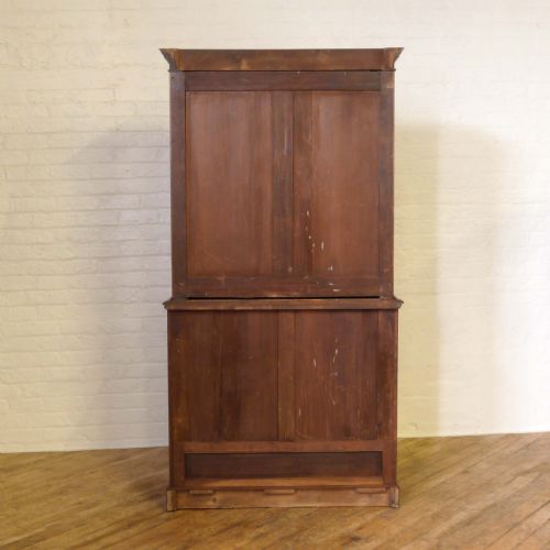 LATE VICTORIAN WALNUT BOOKCASE - ADDITIONAL PHOTO 14