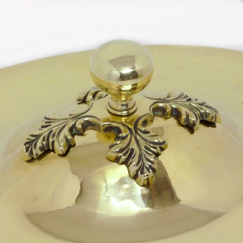 OVAL BRASS LIDDED COAL BOX - ADDITIONAL PHOTO 7
