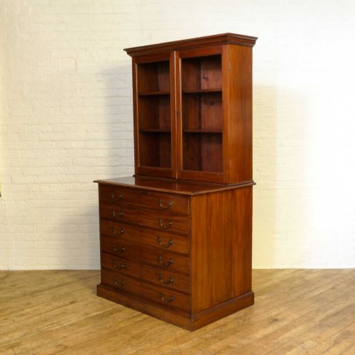 victorian mahogany architects bookcase - CATEGORY: ANTIQUE BOOKCASES - DATED VICTORIAN
