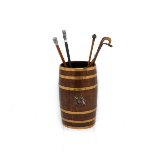 victorian oak navy rum barrel - CATEGORY: ANTIQUE MISCELLANEOUS - DATED VICTORIAN