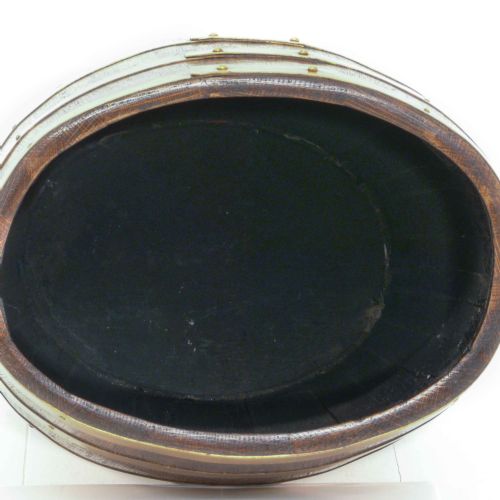 VICTORIAN OAK NAVY RUM BARREL - ADDITIONAL PHOTO 6