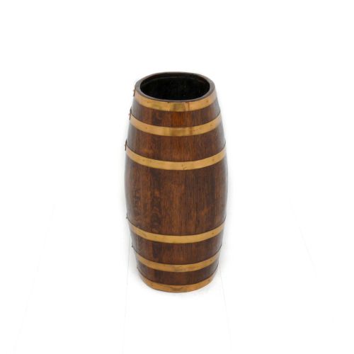 VICTORIAN OAK NAVY RUM BARREL - ADDITIONAL PHOTO 8
