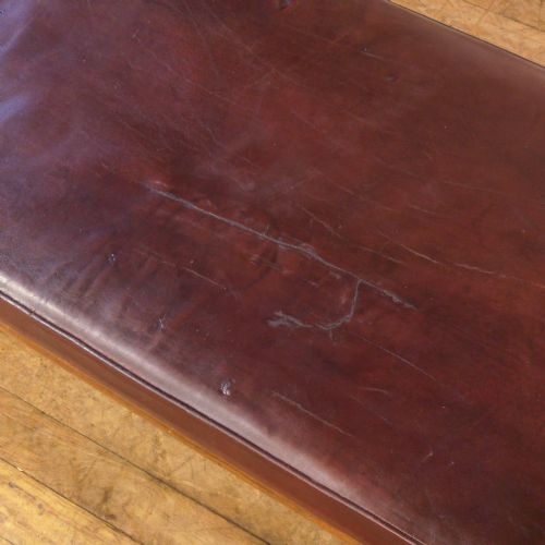 VICTORIAN LEATHER GALLERY SEAT - ADDITIONAL PHOTO 10