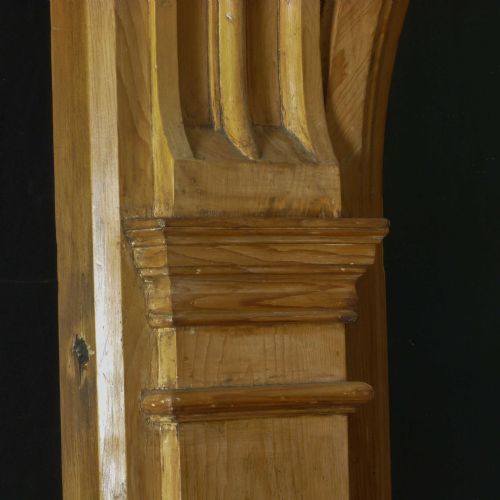 MASSIVE VICTORIAN PINE ARCHITECTURAL MIRROR - ADDITIONAL PHOTO 1