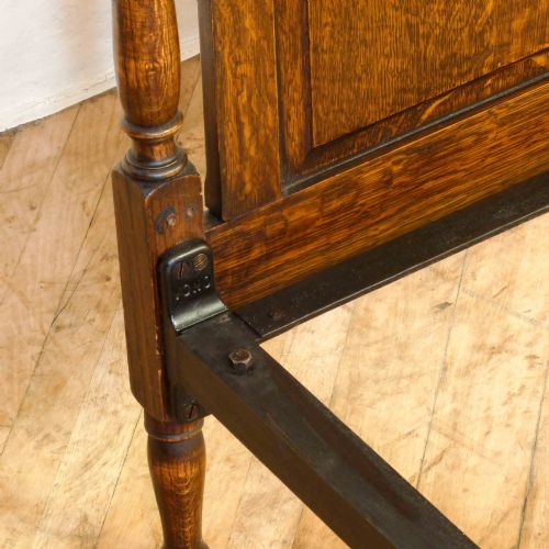 VINTAGE OAK BEDSTEAD - ADDITIONAL PHOTO 3
