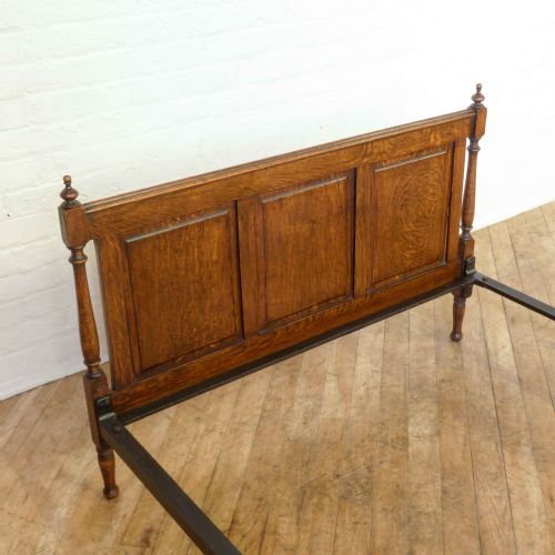 VINTAGE OAK BEDSTEAD - ADDITIONAL PHOTO 5