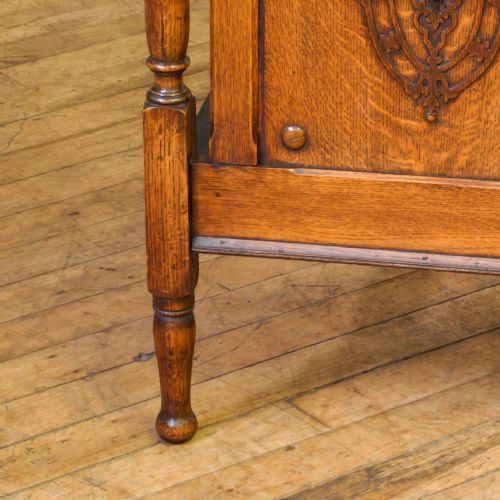 VINTAGE OAK BEDSTEAD - ADDITIONAL PHOTO 4