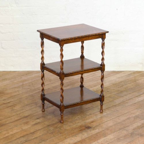oak three tier whatnot - CATEGORY: ANTIQUE FURNITURE - DATED 1920