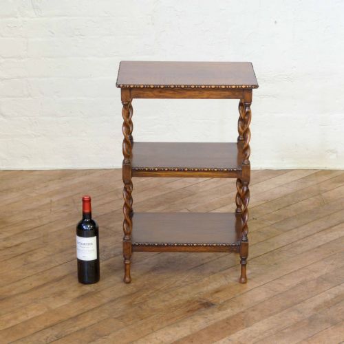 OAK THREE TIER WHATNOT - ADDITIONAL PHOTO 1