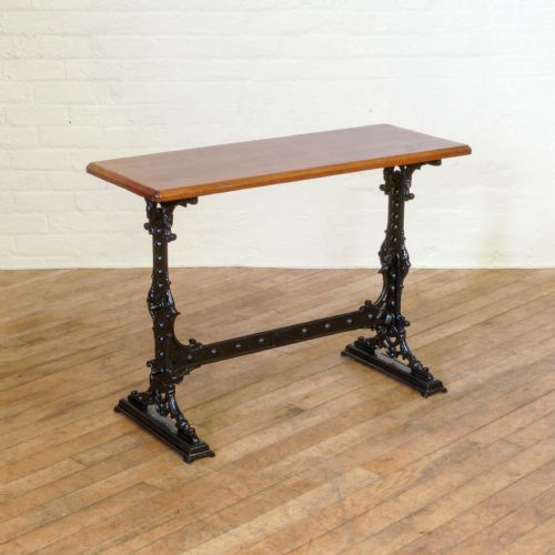 victorian cast iron pub table - CATEGORY: ANTIQUE TABLES - DATED 1890