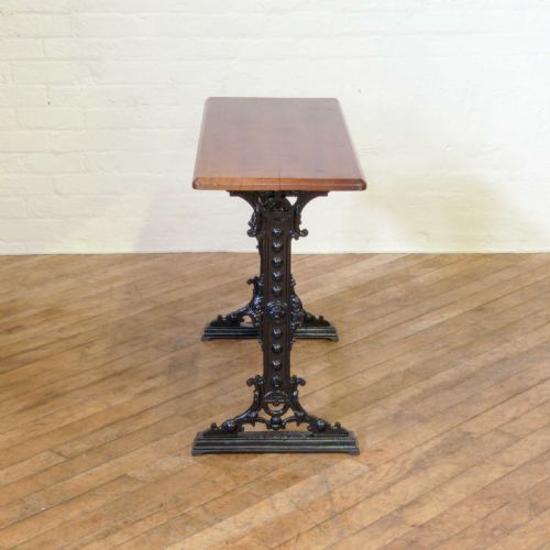 VICTORIAN CAST IRON PUB TABLE - ADDITIONAL PHOTO 7