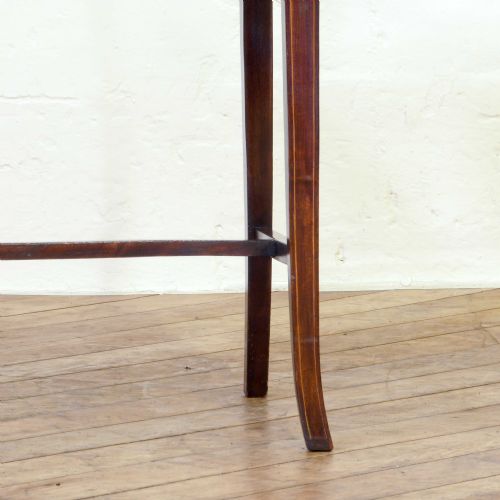EDWARDIAN MAHOGANY BOX PIANO STOOL - ADDITIONAL PHOTO 4