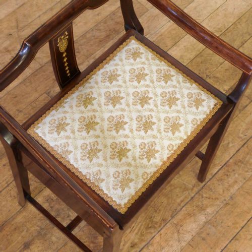 EDWARDIAN MAHOGANY BOX PIANO STOOL - ADDITIONAL PHOTO 6