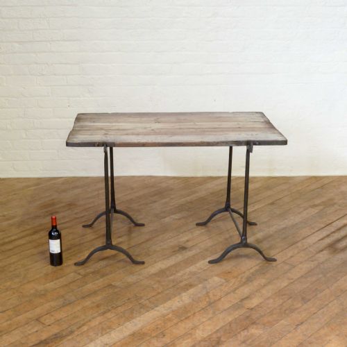 VICTORIAN PINE TRESTLE TABLE - ADDITIONAL PHOTO 6