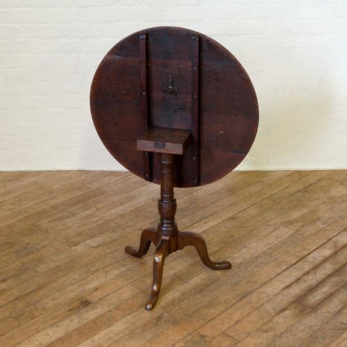 GEORGIAN OAK TRIPOD TABLE - ADDITIONAL PHOTO 1
