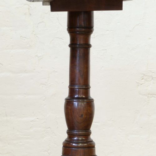 GEORGIAN OAK TRIPOD TABLE - ADDITIONAL PHOTO 3
