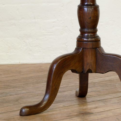 GEORGIAN OAK TRIPOD TABLE - ADDITIONAL PHOTO 5