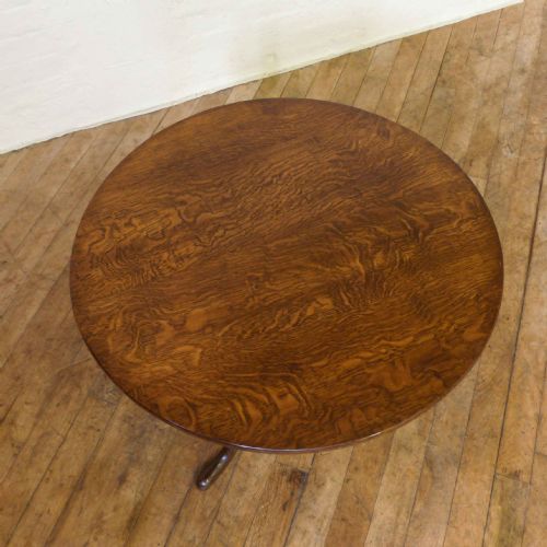 GEORGIAN OAK TRIPOD TABLE - ADDITIONAL PHOTO 6