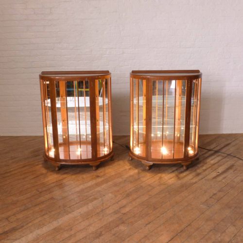 PAIR OF OAK ART DECO CABINETS - ADDITIONAL PHOTO 5
