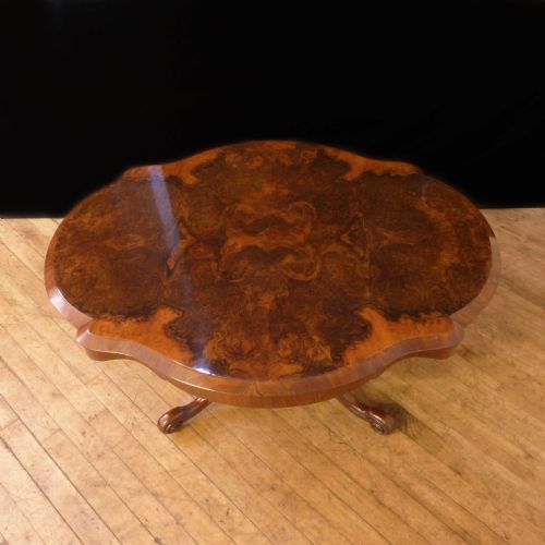 VICTORIAN WALNUT LOO TABLE - ADDITIONAL PHOTO 9