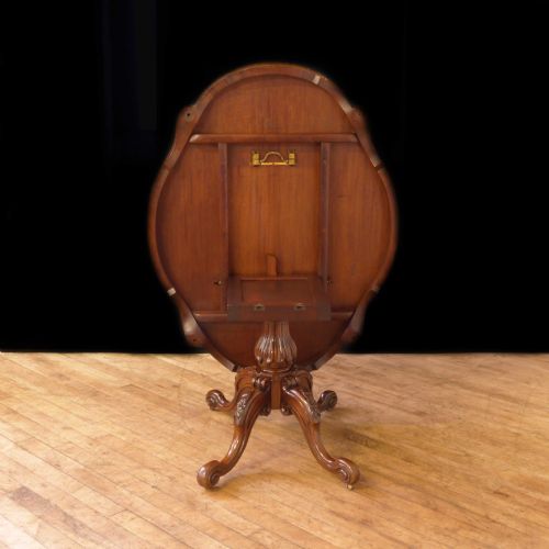 VICTORIAN WALNUT LOO TABLE - ADDITIONAL PHOTO 10